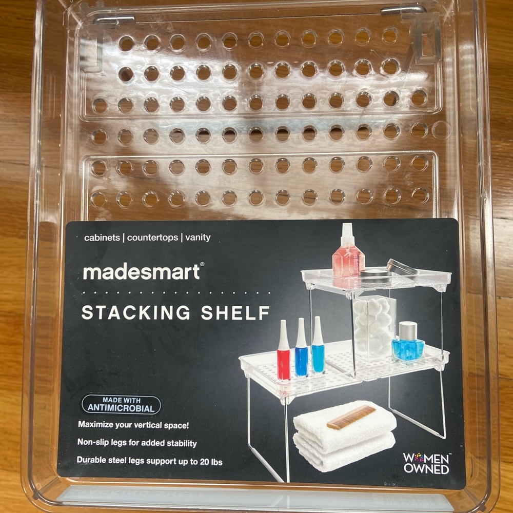 Madesmart Small Stacking Shelf - New